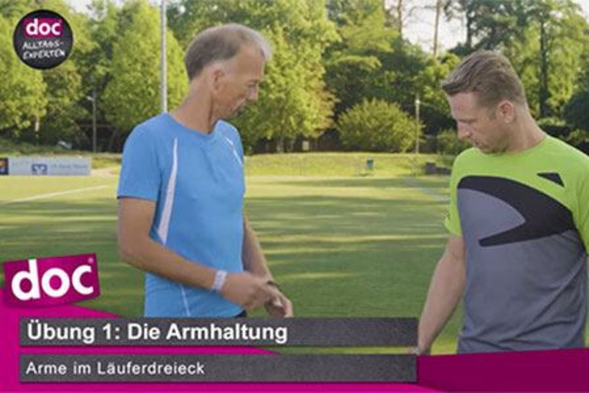 Lauf-ABC – Die Armhaltung