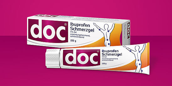 Packshot des doc® Ibuprofen Schmerzgels