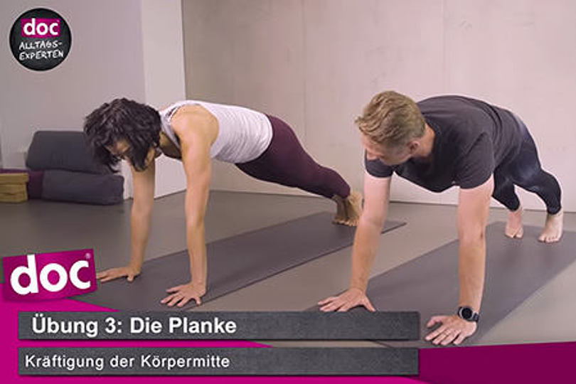 Yoga für Anfänger – Die Planke